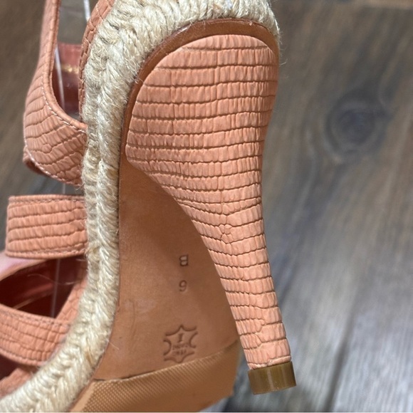 LOEFFLER RANDALL Strappy Espadrille Platform Bootie Heels new size 6 - Picture 8 of 11